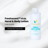 FreshScent 4 oz. Hand & Body Lotion (clear bottle)