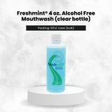 FreshMint 4 oz. Alcohol Free Mouthwash (clear bottle) 60's units/cs