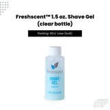 FreshScent 1.5 oz. Shave Gel (clear bottle)