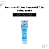 FreshScent 3 oz. Shave Gel Tube (clear tube)