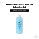 FreshScent 4 oz. Shave Gel (clear bottle)