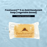 FreshScent 5 oz.Gold Deodorant Soap (vegetable based) 72's units/cs