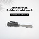 FreshScent Adult Hairbrush (individually polybagged)