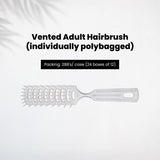 FreshScent Vented Adult Hairbrush (individually polybagged)