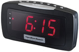 Hamilton Beach Clock radio, 1.2" LED display, Dimmer Feature, Snooze, AM/FM , PM Indicator, Snooze, Alarm On Indicator 6/Pack