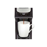 Hamilton Beach Single Serve Coffeemaker, Drip Tray with full indicator, Auto Shut off, Compatible with K-Cup packs 1/Pack