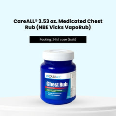 CareALL 3.53 oz. Medicated Chest Rub (NBE Vicks VapoRub)