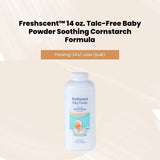 FreshScent 14 oz. Talc-Free Baby Powder Soothing Cornstarch Formula