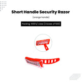 FreshScent Short Handle Security Razor (orange handle)