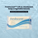 FreshScent 1.25 oz. Deodorant Soap (vegetable based) 500's units/cs