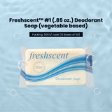 FreshScent #1.5 (1 oz.) Deodorant Soap (vegetable based) 500's units/cs