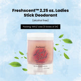 FreshScent 2.25 oz. Ladies Stick Deodorant (alcohol free)