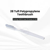 FreshMint 28 Tuft Polypropylene Toothbrush 1440's units/cs