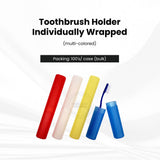 FreshMint Toothbrush Holder Individually Wrapped (multi-colored) 100's units/cs