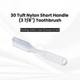 FreshMint 30 Tuft Nylon Short Handle (3 7/8") Toothbrush 1440's units/cs