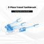 FreshMint 2-Piece Travel Toothbrush 100's units/cs