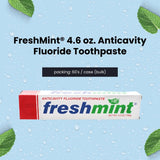 FreshMint 4.6 oz. Anticavity Fluoride Toothpaste (individual box) 60's units/cs