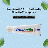 FreshMint 0.6 oz. Anticavity Fluoride Toothpaste (laminated tube) 720's units/cs