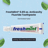 FreshMint 0.85 oz. Anticavity Fluoride Toothpaste (laminated tube) 720's units/cs