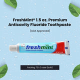  FreshMint 1.5 oz. Premium Anticavity Fluoride Toothpaste (ADA Approved) 144's units/cs