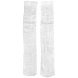 Tube Socks Cotton with Spandex Elastic Ultimate Over the Calf Unisex Color White 