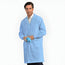 PREM. LAB Coat Men’s Snap Closure Knit Cuffs 3 Pockets Poly Twill Fabric 5.5oz Poplin 65/35 P/C Color LIGTH BLUE sizes XS-XL 3/Pack