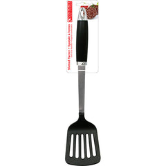 Gourmet Kitchen Tools Nylon Slotted Turner 14" Black