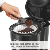 Hamilton Beach 10 Cup Brew Station Glossy Black