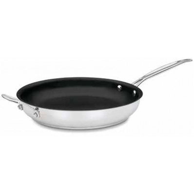 Cuisinart 12-Inch 8922-30H Professional Stainless Skillet with Helper & Lid