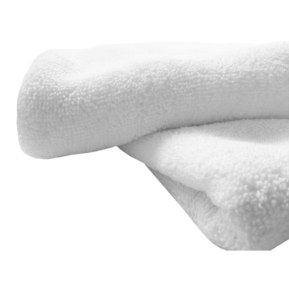 QUBA LINEN Grey Washcloths Pack of 24-12x12 100% Ring Spun Cotton Premium  Soft Absorbent Quick Dry Luxurious wash Cloths Set Hotel Quality (Grey